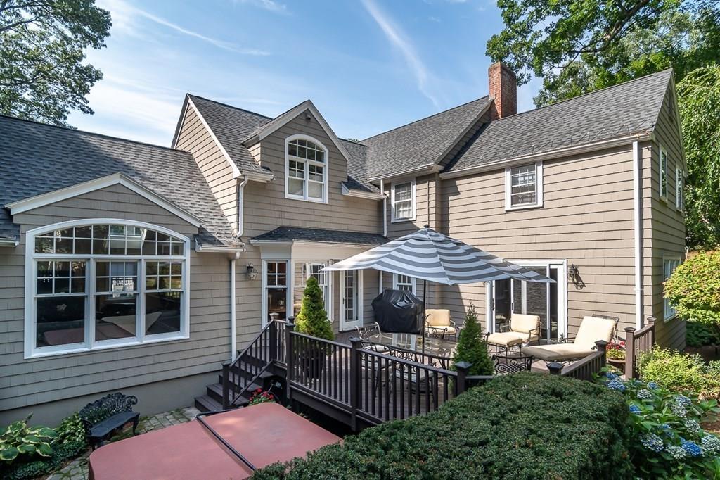 33 Tennyson Road Wellesley, MA 02481 - Photo 28 of 33 a front view of a house with garden