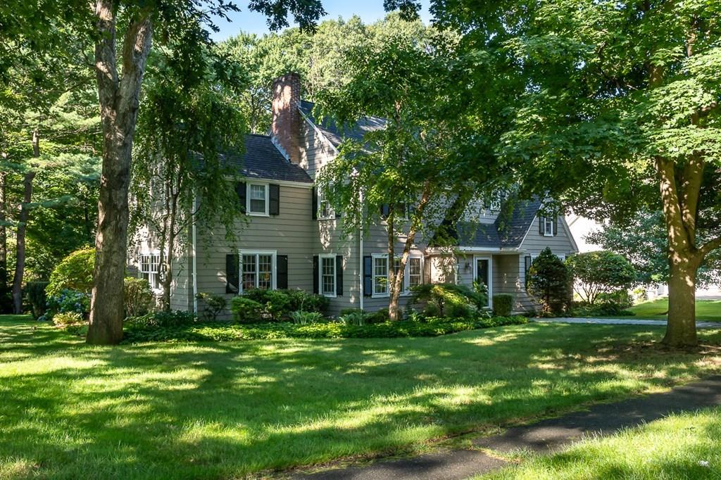 33 Tennyson Road Wellesley, MA 02481 - Photo 33 of 33 a front view of house with yard and green space