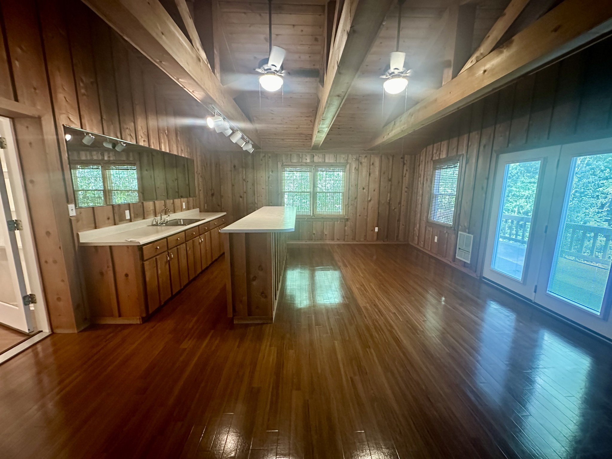 61 Nelson Road Lawrenceburg, TN 38464 - Photo 34 of 55 a view of a room with wooden floors and stairs