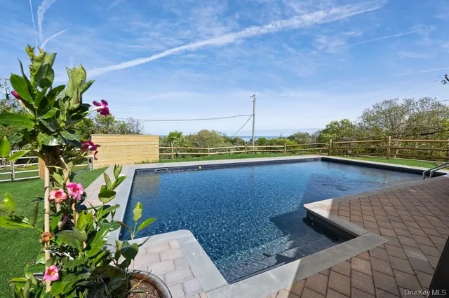 a view of lake from a balcony