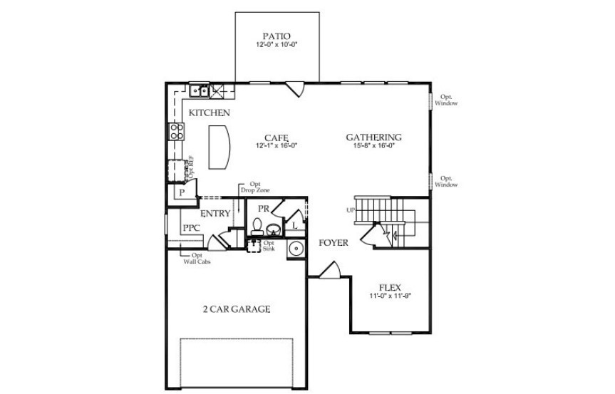 123 Harvest Hill Pooler, GA 31322 - Photo 74 of 75 1ST FLOOR PLAN