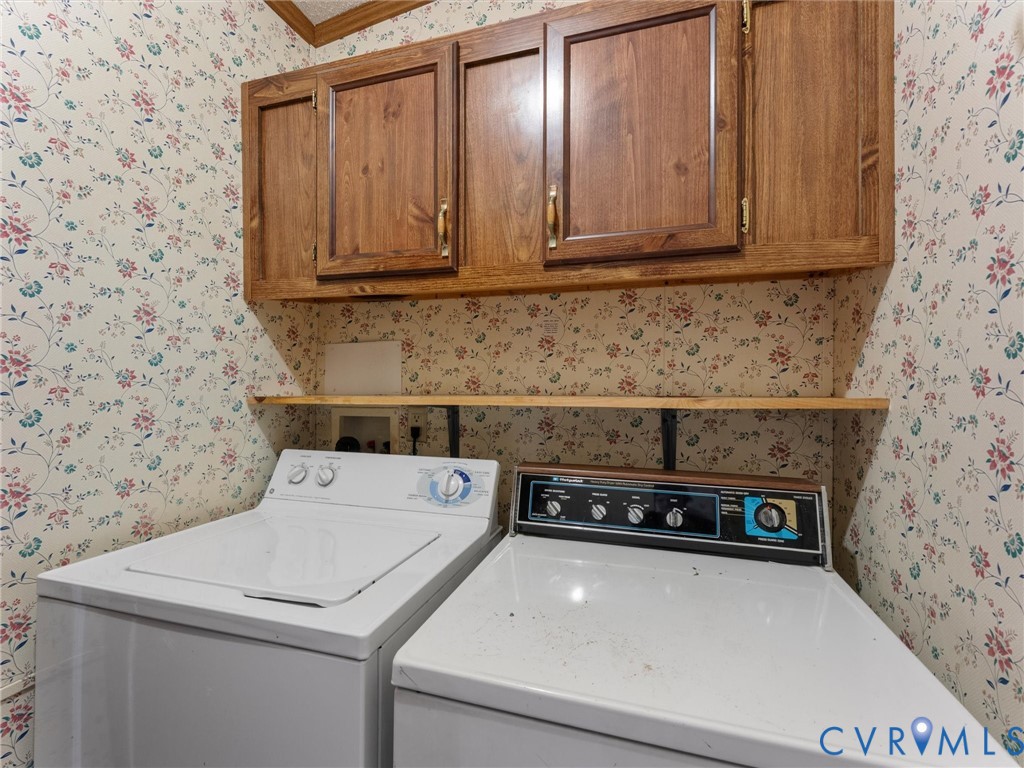 1349 Whispering Road Dillwyn, VA 23936 - Photo 22 of 51 a close view of a stove top oven with a sink and dishwasher