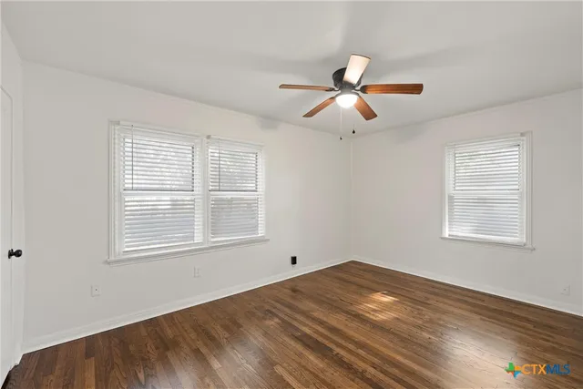 wooden floor in an empty room
