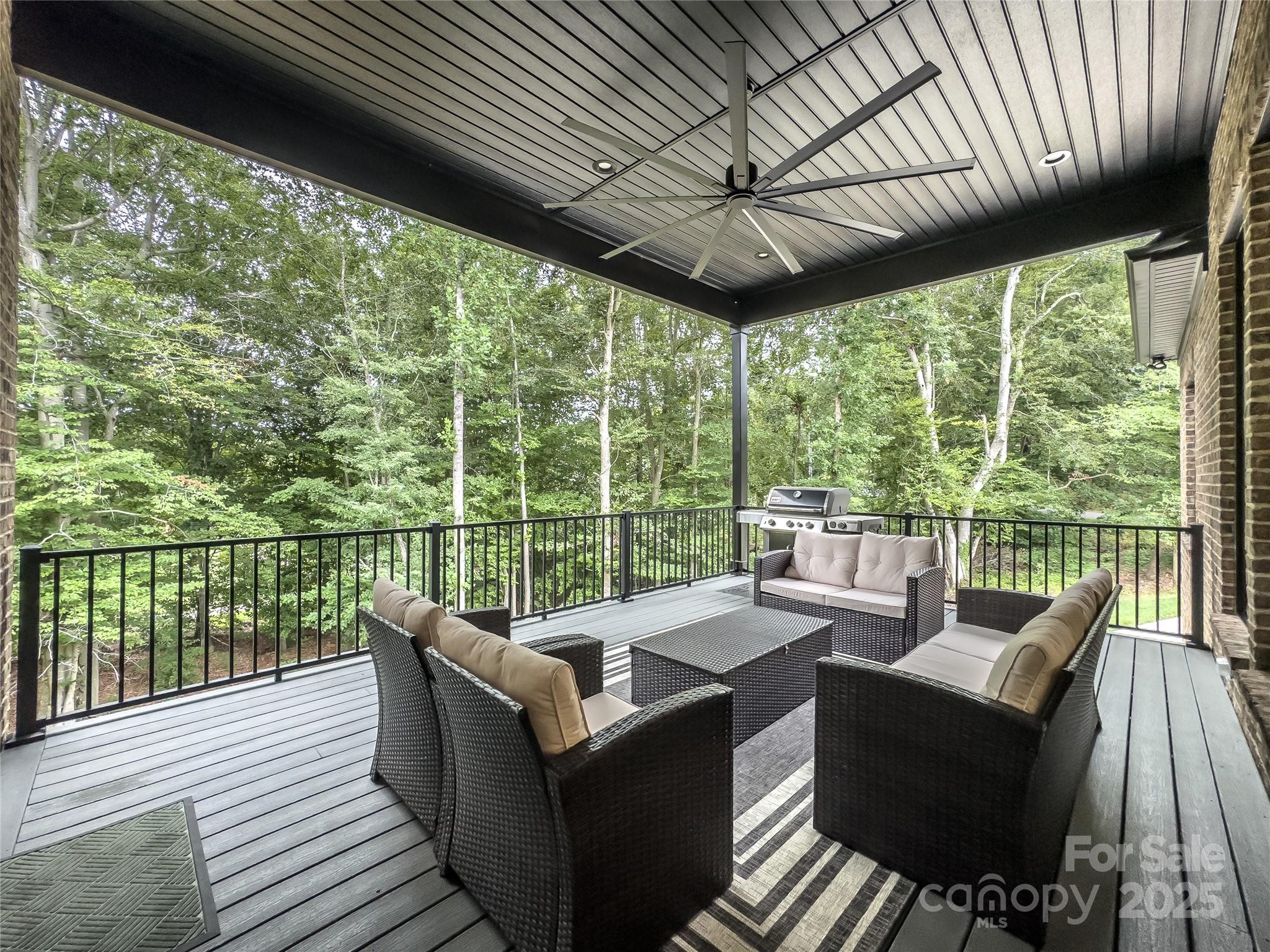 668 Players Ridge Road Hickory, NC 28601 - Photo 14 of 48 a view of a patio on the roof deck