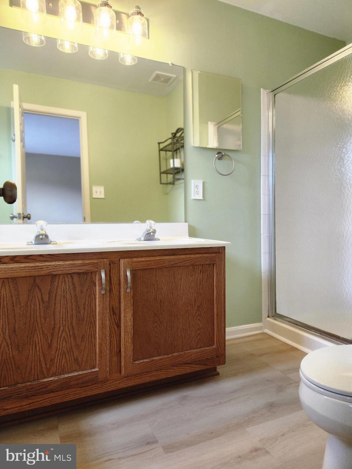 4764 Benecia Lane Dumfries, VA 22025 - Photo 13 of 17 a bathroom with a sink a toilet and mirror