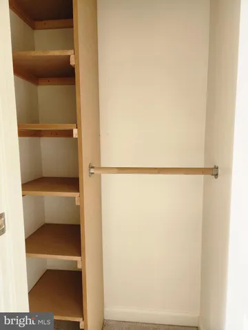 a view of walk in closet