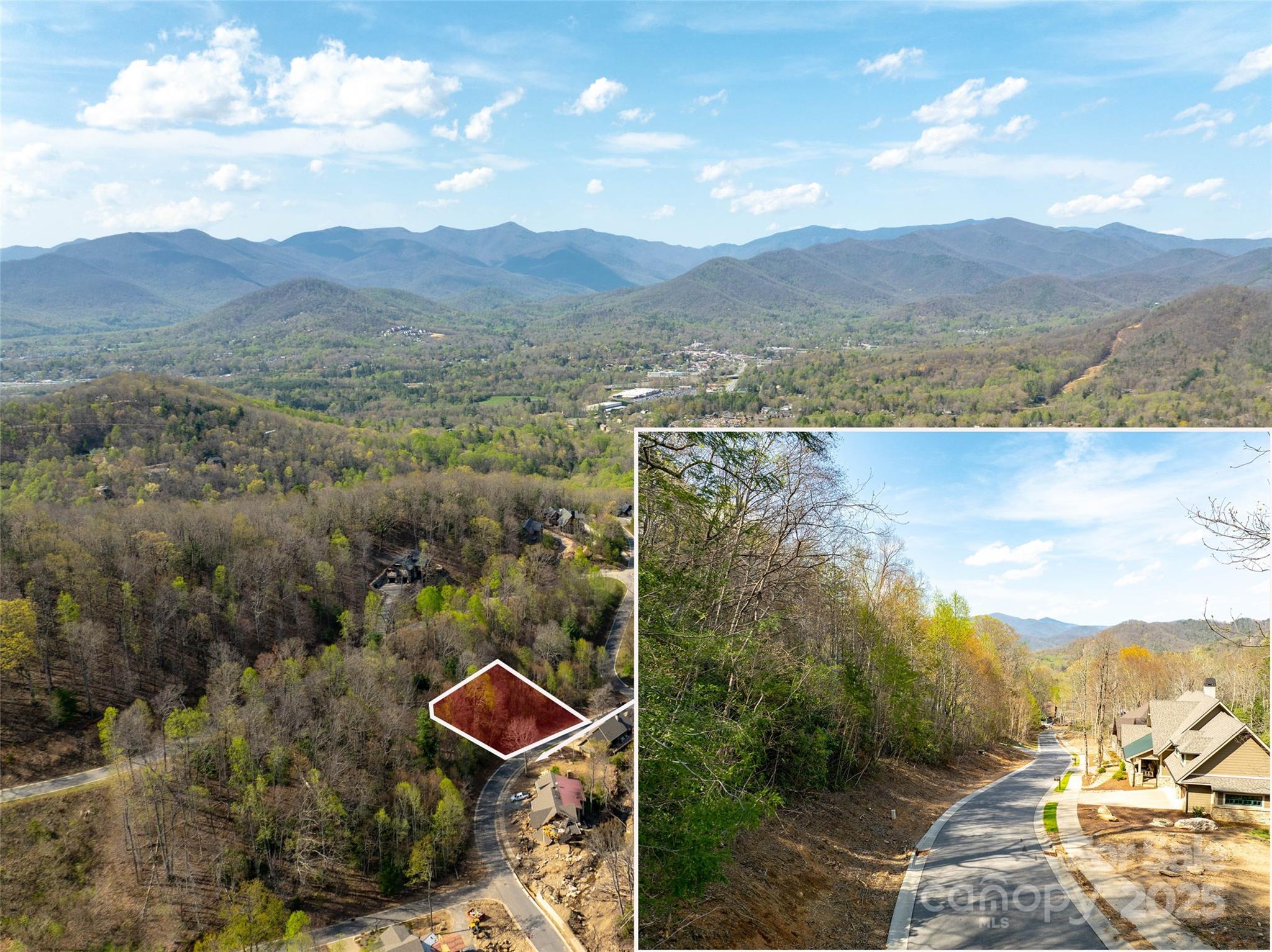 63 Old Lafayette Lane Black Mountain, NC 28711 - Photo 2 of 10 a view of mountain with sunset in background