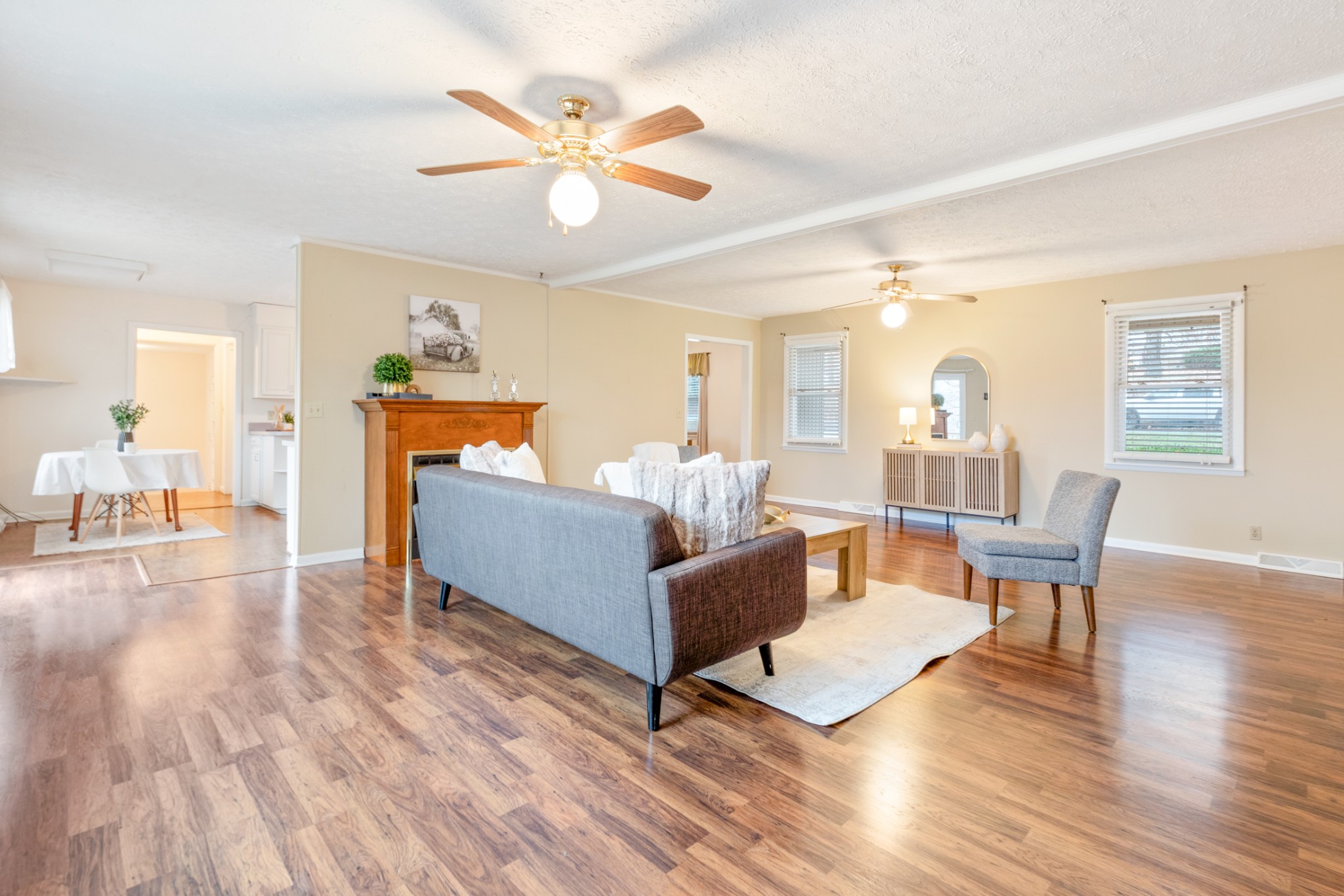 2054 Ridgecrest Circle Dickson, TN 37055 - Photo 11 of 38 a living room with furniture and a wooden floor