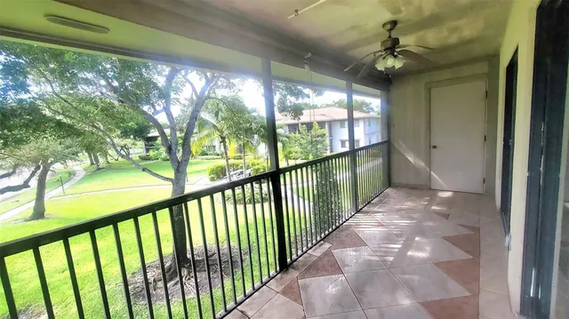 a view of a porch