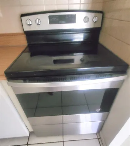 a close view of washer and dryer