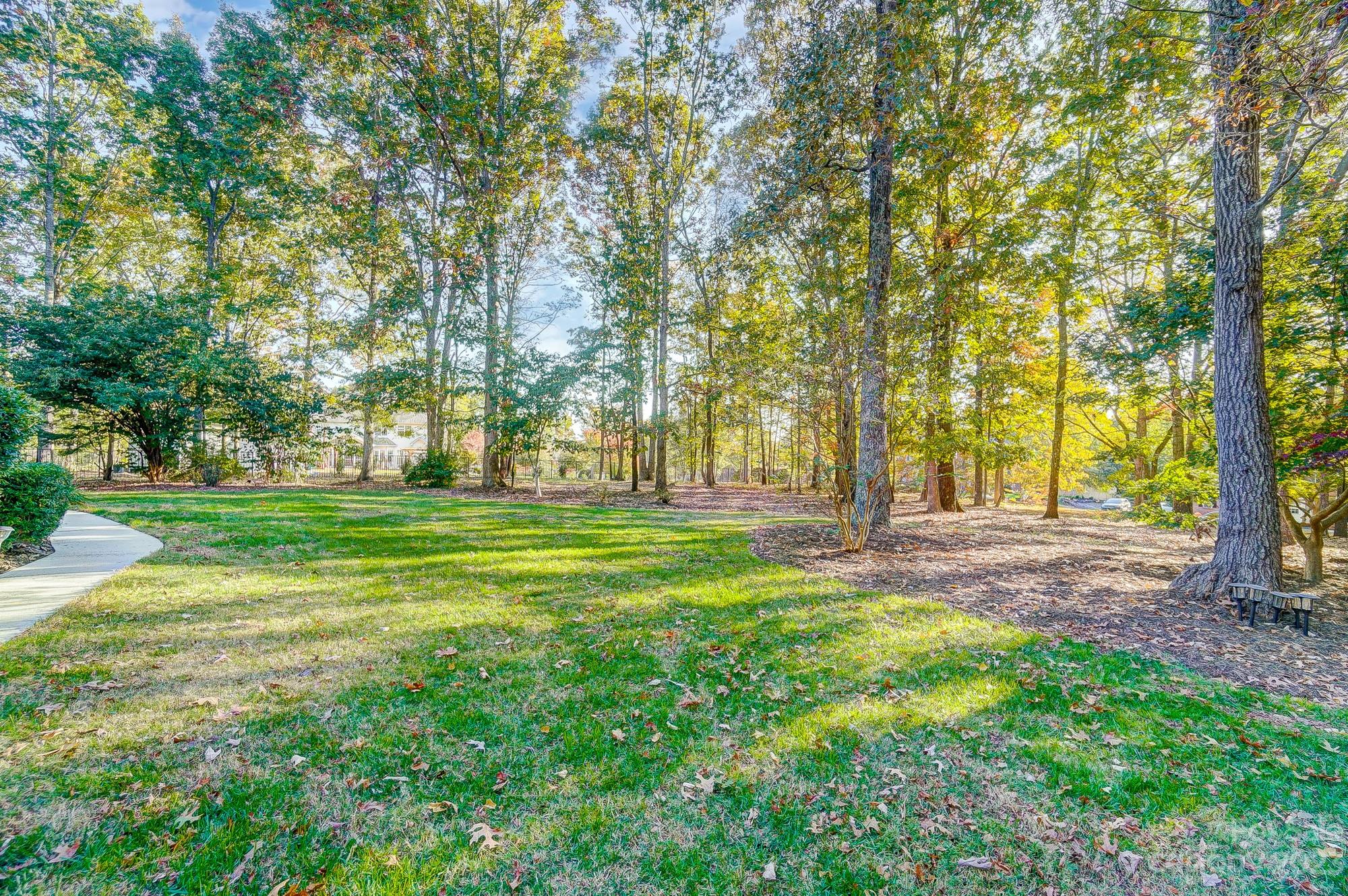 9710 Shadowmere Lane Weddington, NC 28104 - Photo 4 of 46 a view of a park with large trees