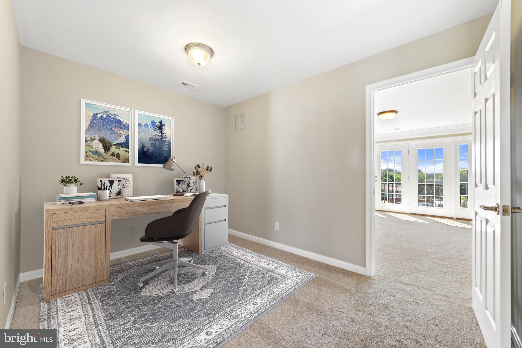 3040 Rittenhouse Circle, Unit 46 Fairfax, VA 22031 - Photo 24 of 66 Office Area- virtually staged