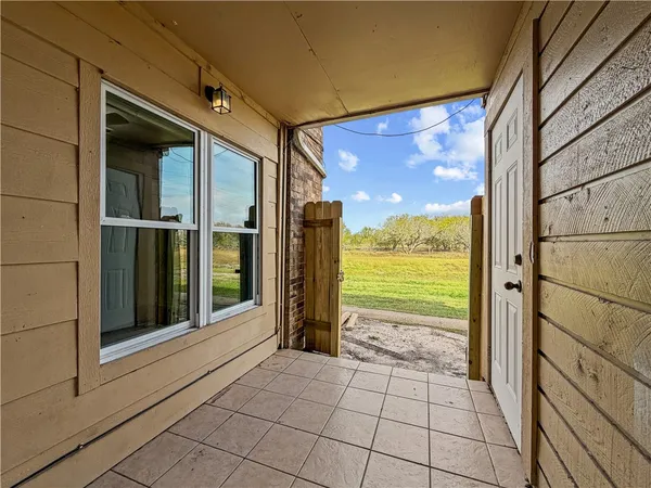 a view of a entryway door of the house
