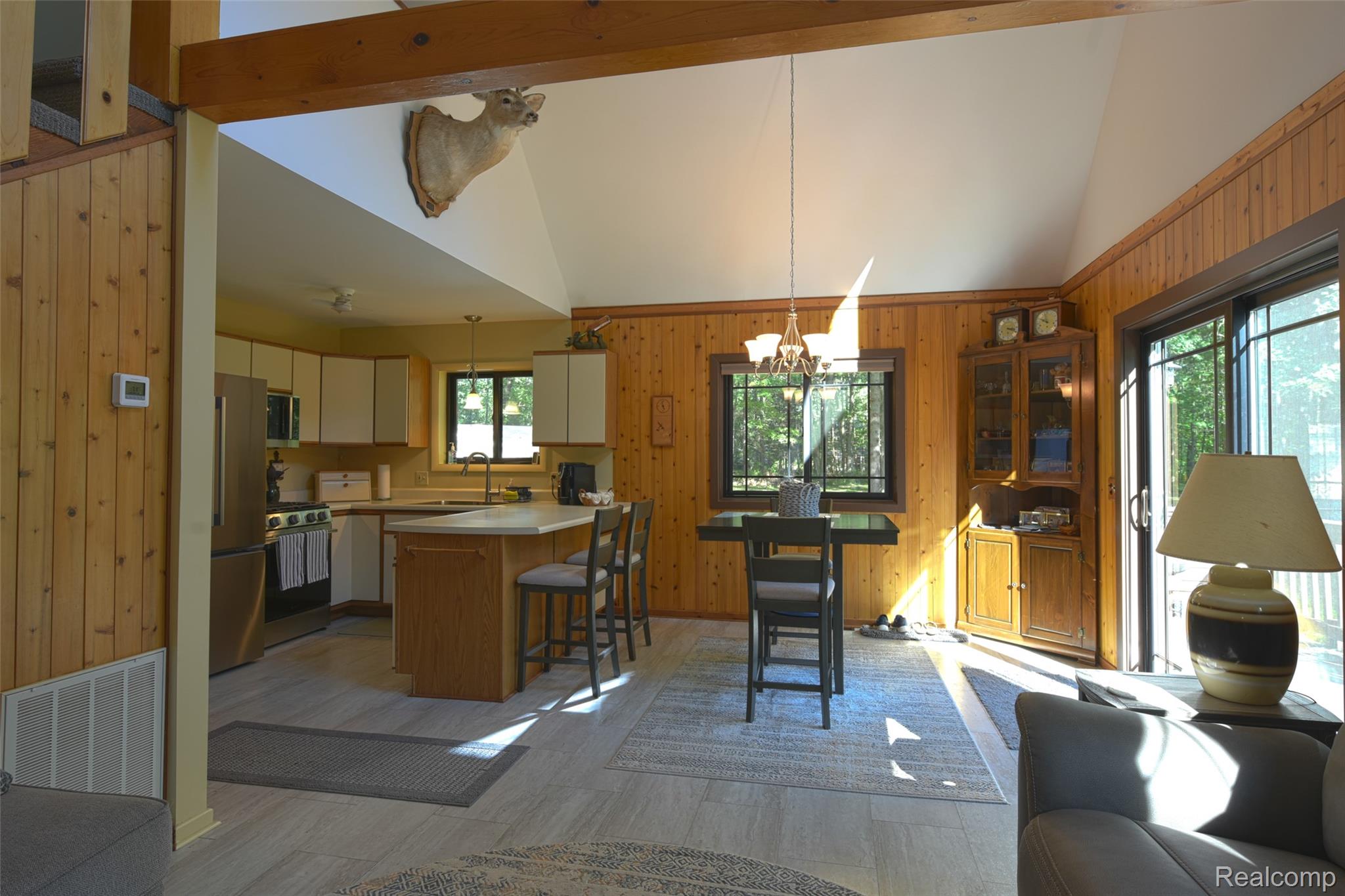 5799 Goodar Road South Branch, MI 48761 - Photo 21 of 58 Open-concept kitchen and dining area