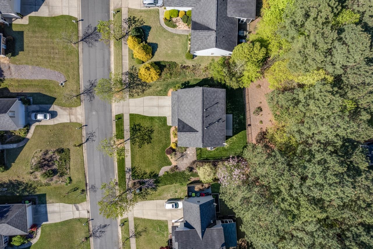 308 Saranac Ridge Drive Holly Springs, NC 27540 - Photo 41 of 41 an aerial view of residential houses with outdoor space