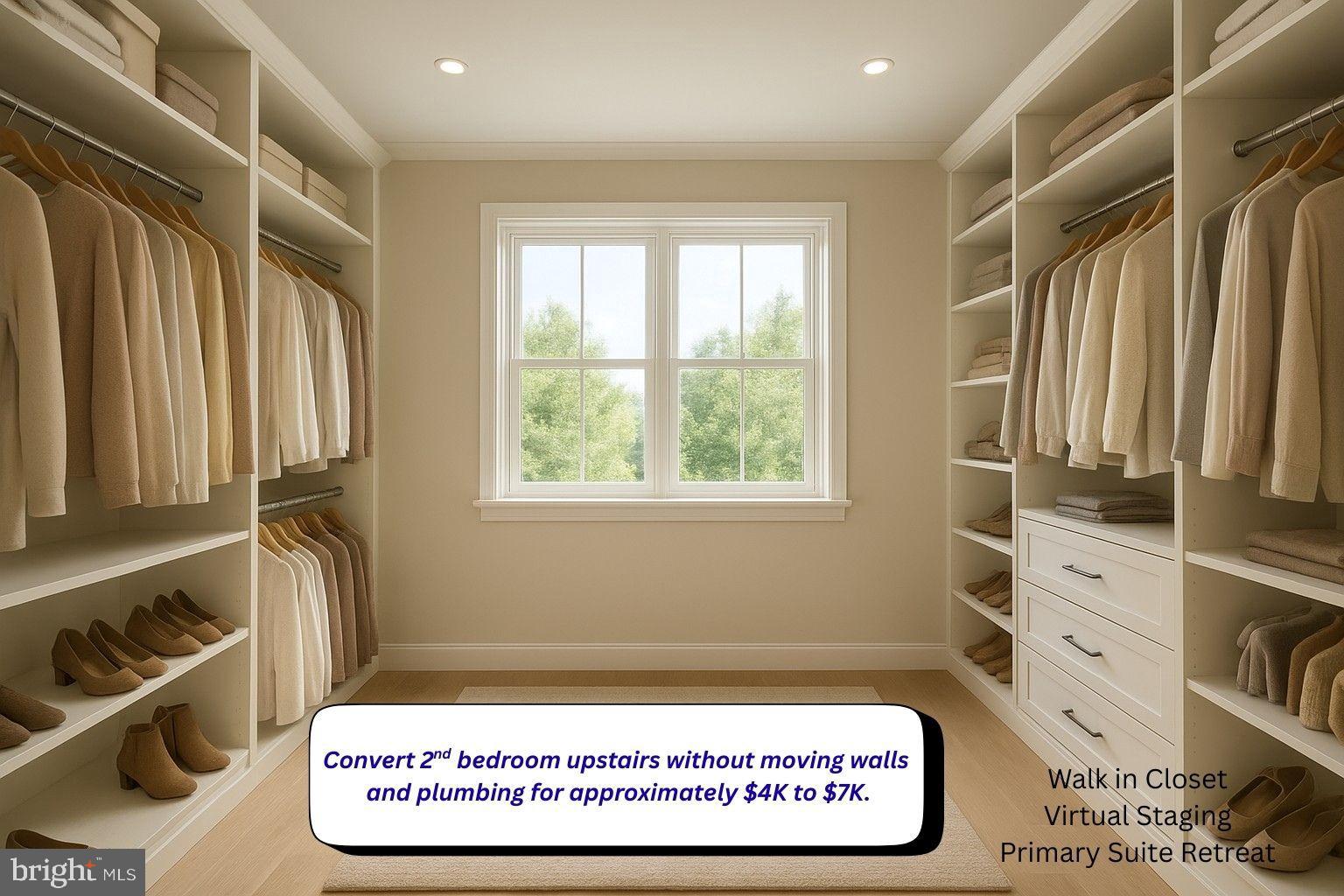 123 Long Point Road Stevensville, MD 21666 - Photo 8 of 47 Spacious walk-in closet. Virtual staging