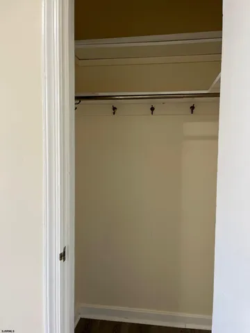 a close view of closet