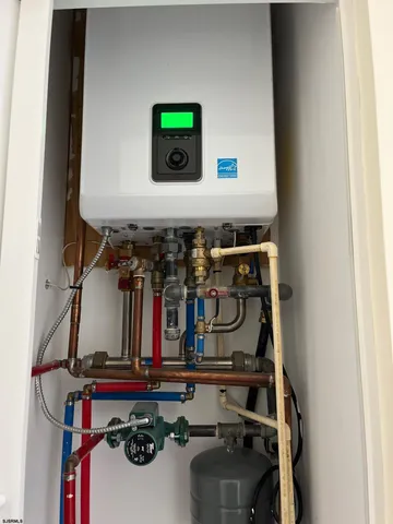 a view of storage and utility room