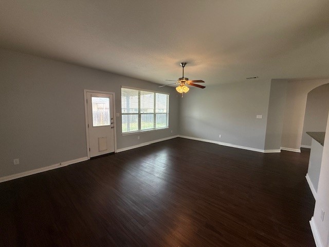 1109 Tabernash Leander, TX 78641 - Photo 7 of 23 a view of an empty room with wooden floor and a window