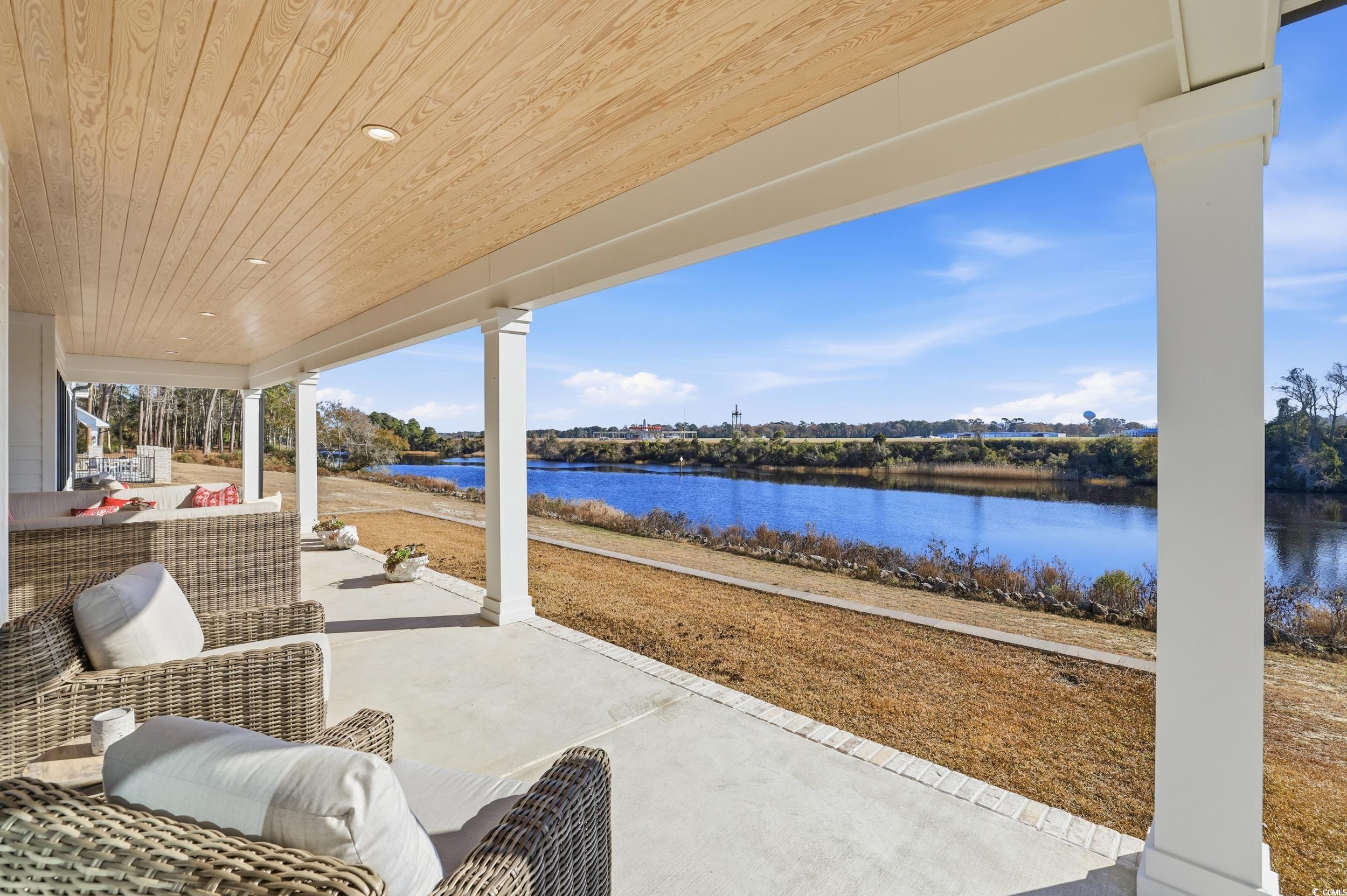280 Bay Rdg Drive North Myrtle Beach, SC 29582 - Photo 29 of 38 View of patio / terrace with a water view