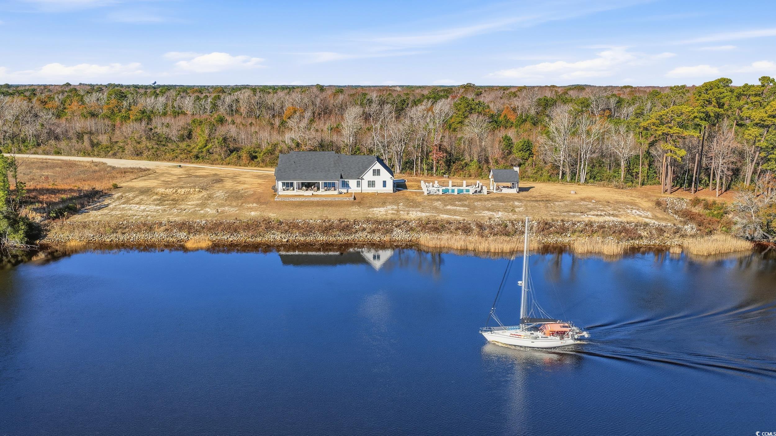 280 Bay Rdg Drive North Myrtle Beach, SC 29582 - Photo 37 of 38 Water view with a forest