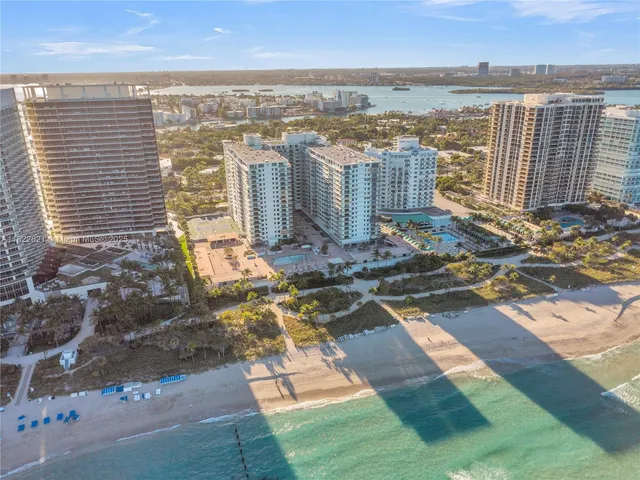 a view of a city with tall buildings
