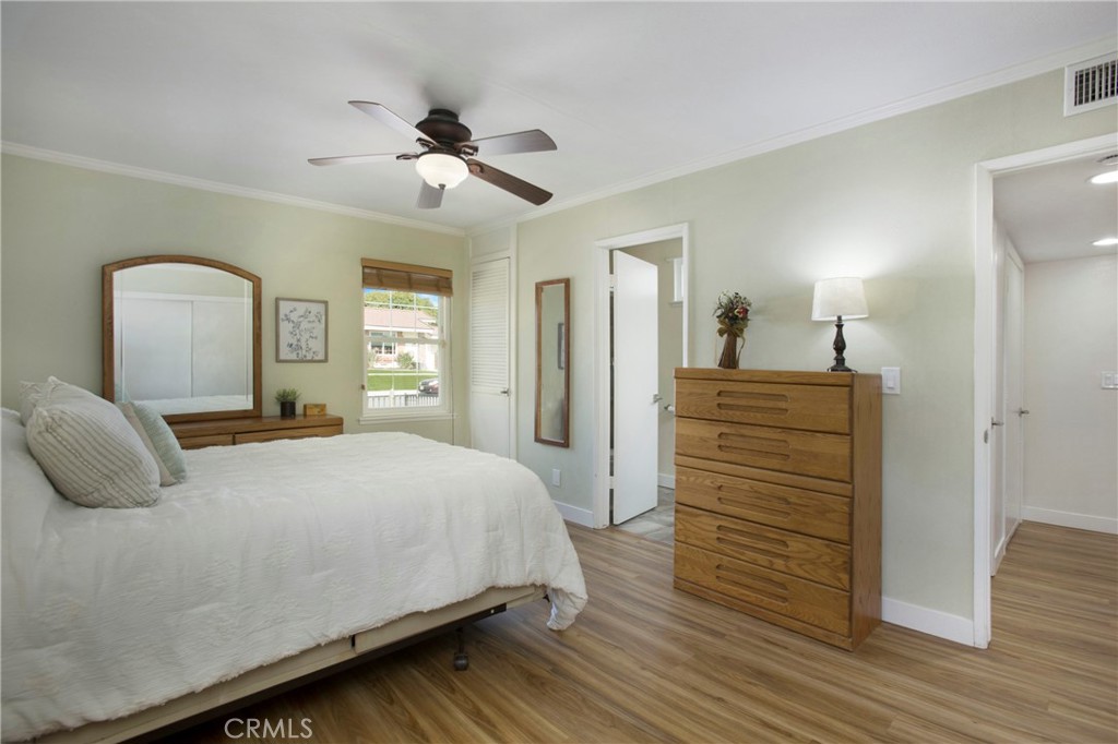 1936 Skywood Street Brea, CA 92821 - Photo 5 of 32 a bedroom with a bed and wooden floor