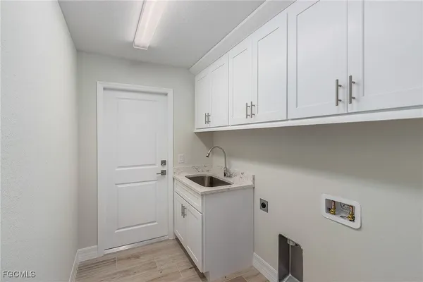 a room with storage and utility