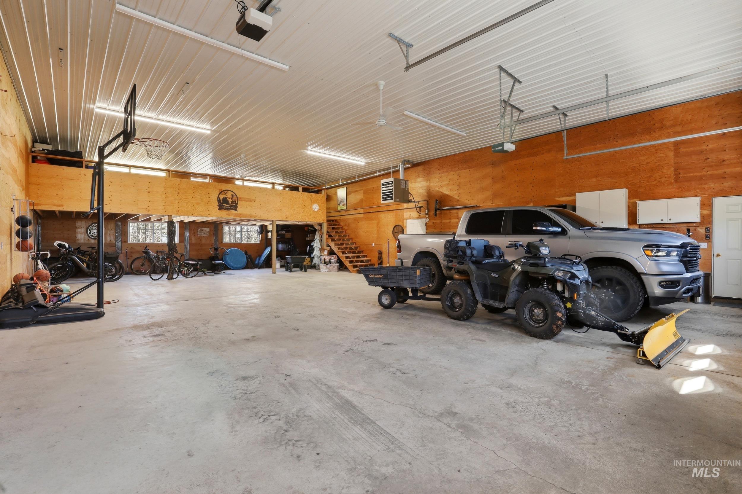 1014 Hilby Road Moscow, ID 83843 - Photo 44 of 50 Shop featuring a garage door opener and a heating unit