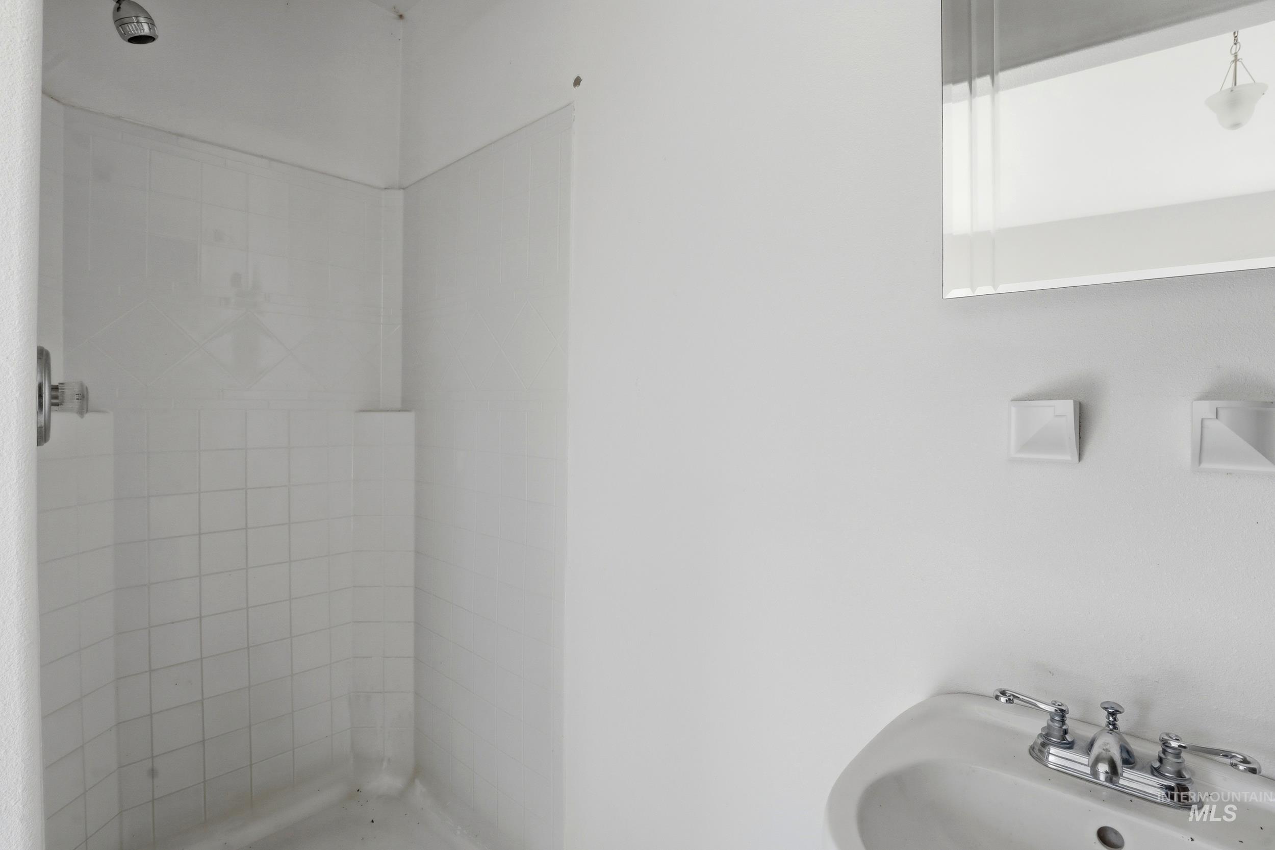 1014 Hilby Road Moscow, ID 83843 - Photo 45 of 50 Bathroom featuring a shower stall and a sink