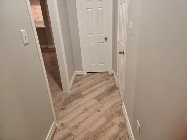 a view of front door