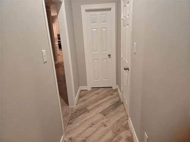 a view of front door