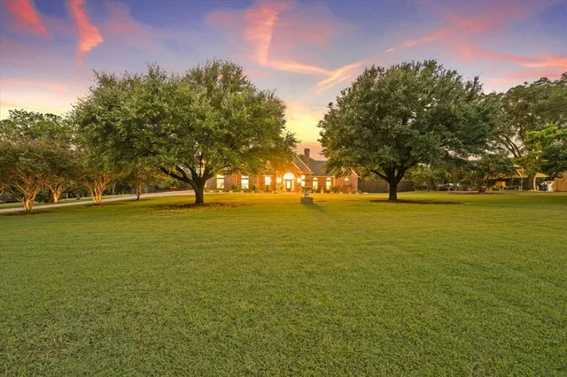 a view of outdoor space yard and swimming pool