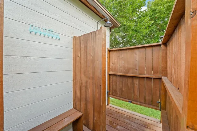 a outdoor space with patio lots of furniture and garden view