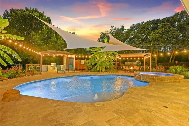 a outdoor space with furniture