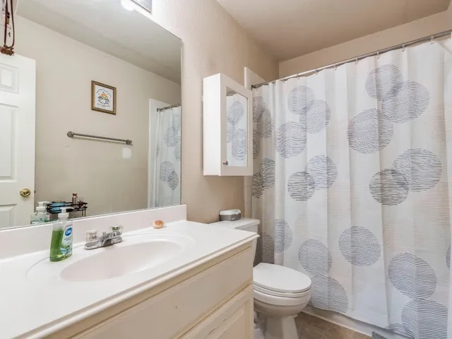 a bathroom with a sink and toilet