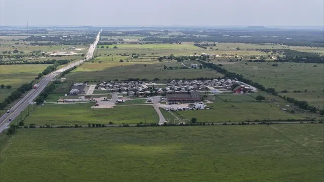 a view of a city with ocean view