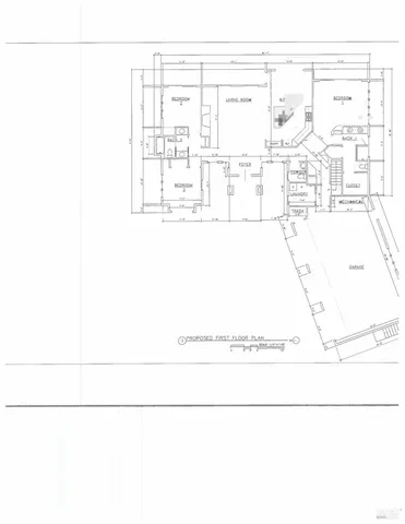 a picture of a room with a bench