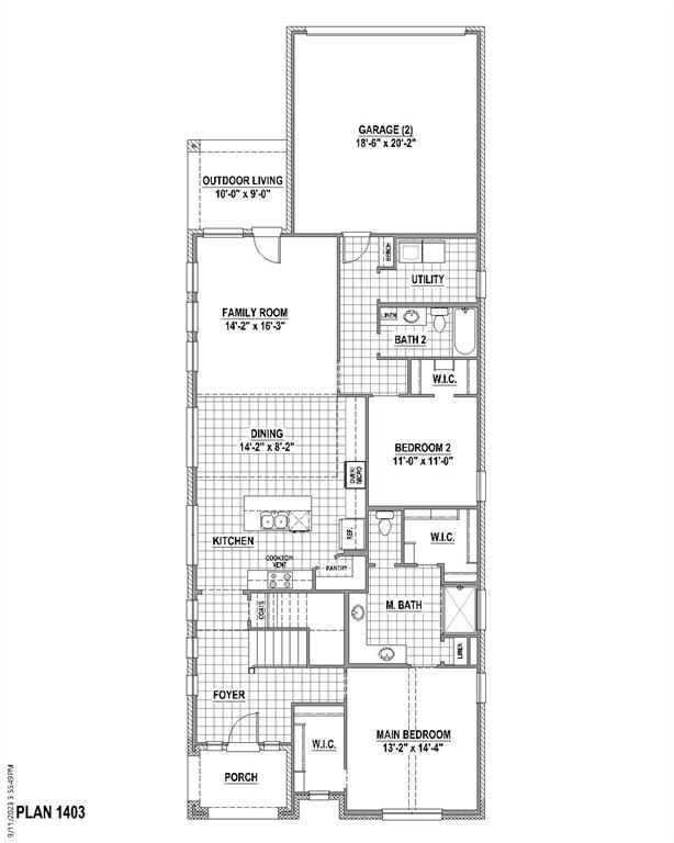 4420 Daisy Lane Prosper, TX 75078 - Photo 3 of 4 1st Level Floor plan