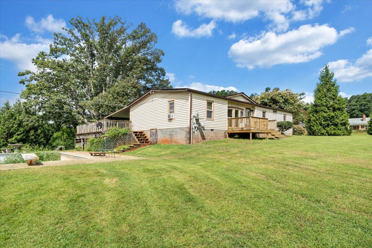 164 Tabernacle Road Penhook, VA 24137 - Photo 44 of 58 a view of a house with a yard