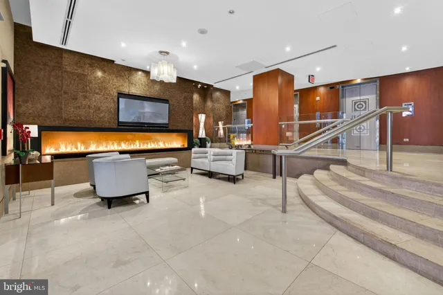 a room with gym equipment