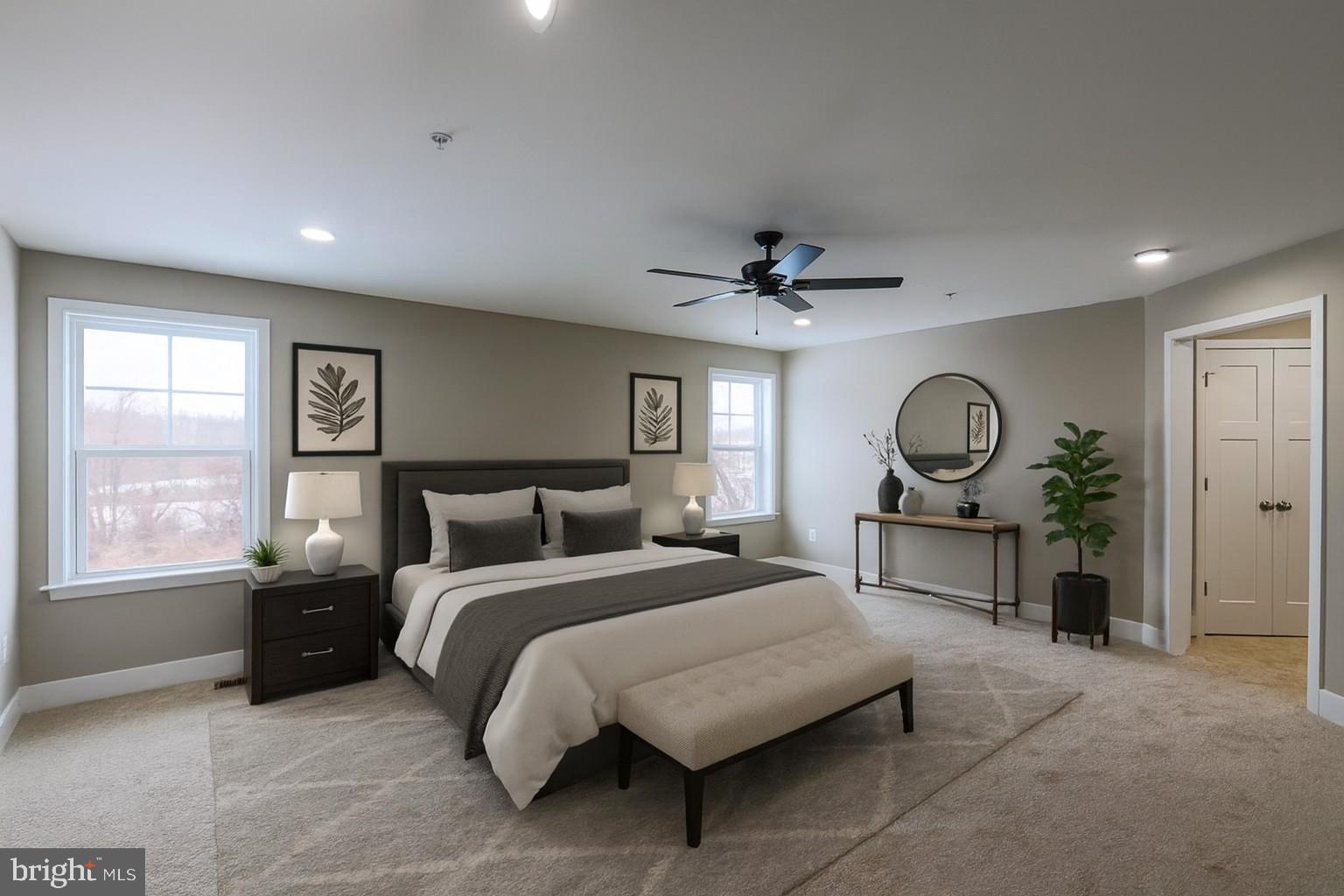 2507 Mountain Road Joppa, MD 21085 - Photo 10 of 14 a bedroom with a bed mirror and window