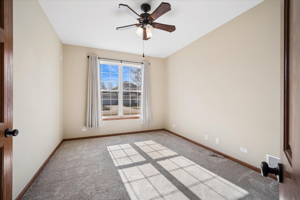 3004 Crossfire Trail Elgin, IL 60124 - Photo 5 of 25 a view of workspace with window and a ceiling fan