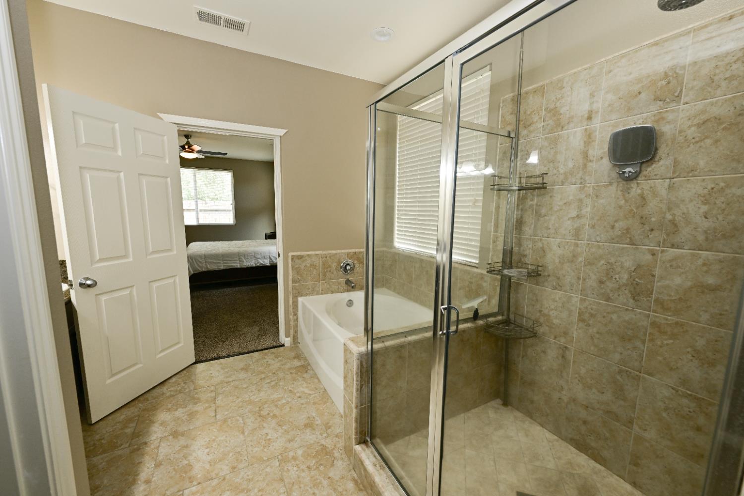 3569 Flint Avenue Clovis, CA 93619 - Photo 15 of 25 a bathroom with a shower and a sink