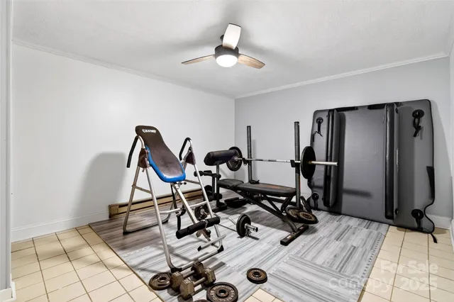 a work room with furniture