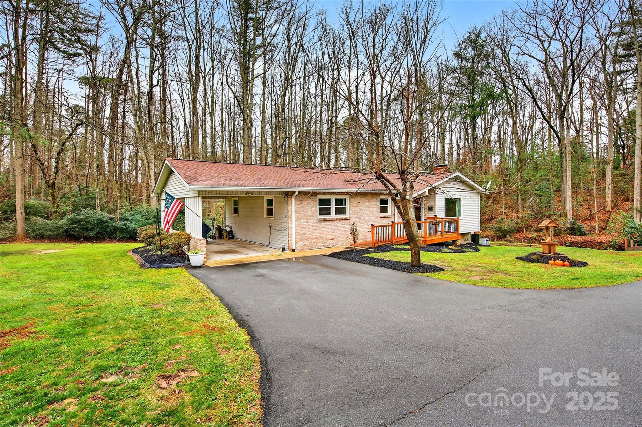 45 Due West Road Hendersonville, NC 28792 - Photo 40 of 45 a view of a house with swimming pool and sitting area