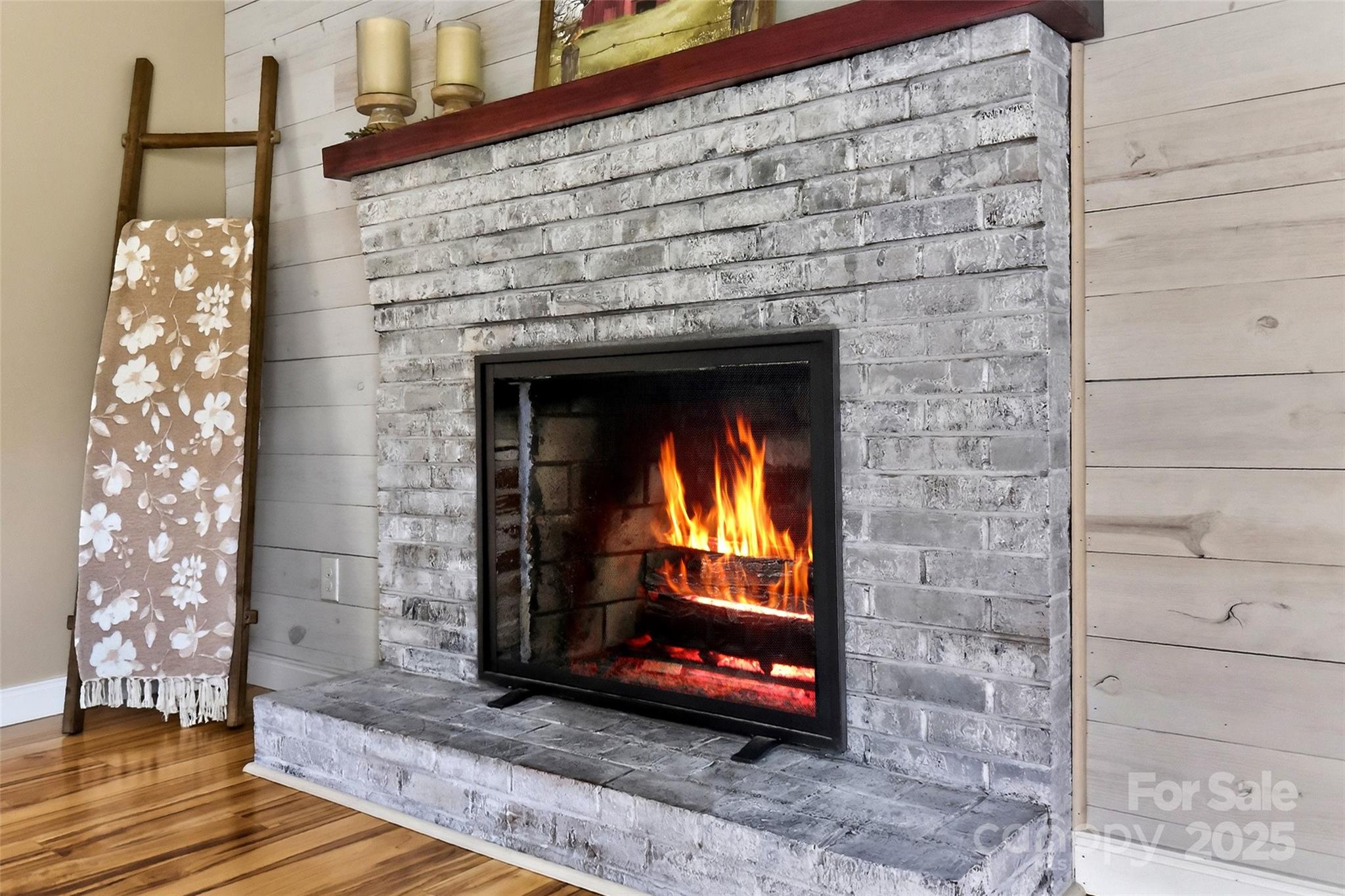 45 Due West Road Hendersonville, NC 28792 - Photo 4 of 45 a living room with fireplace