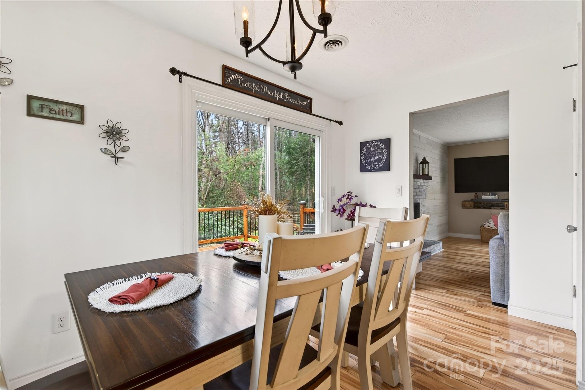 45 Due West Road Hendersonville, NC 28792 - Photo 8 of 45 a view of a dining room with furniture window and outside view