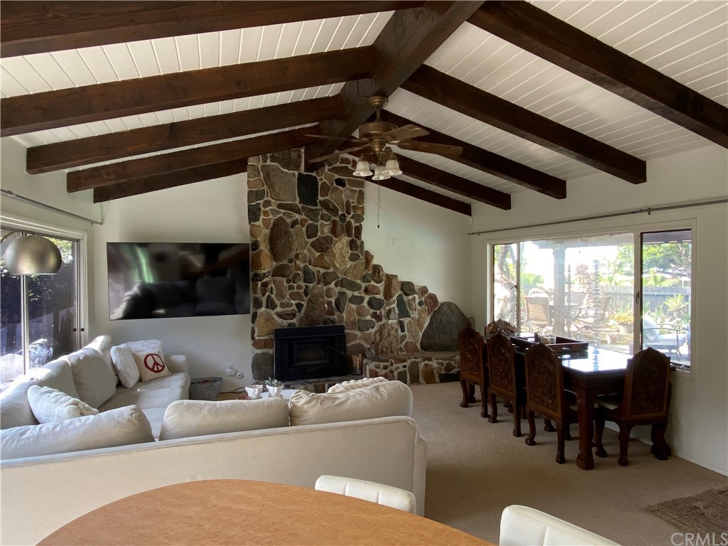 30772 Marilyn Drive Laguna Beach, CA 92651 - Photo 5 of 26 a living room with furniture and a fireplace