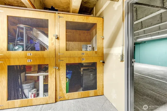 a view of an bike next to a building